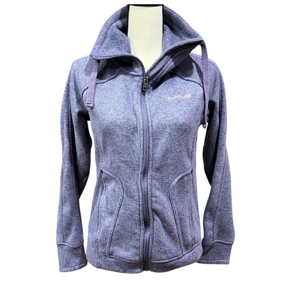 Avalanche Women's Heathered Purple Zip-Up Fleece Jacket